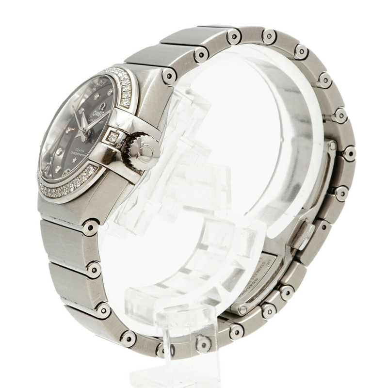 歐米茄星座系列 123.15.27.20.56.001 棕色錶盤女士腕錶-1