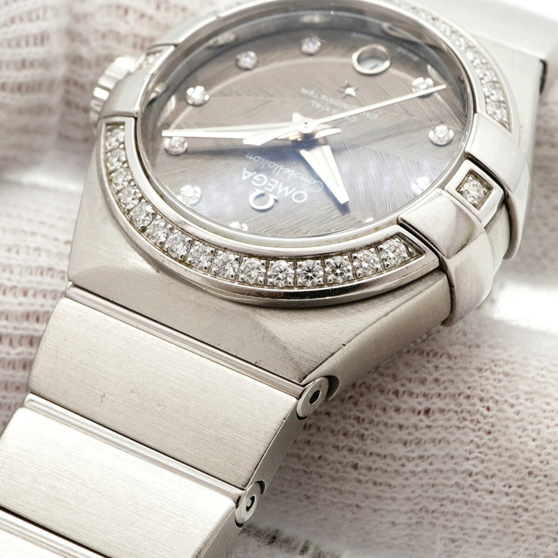 歐米茄星座系列 123.15.27.20.56.001 棕色錶盤女士腕錶-6