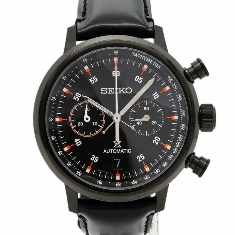 精工Prospex系列全球限量600枚SBEC019 8R46-00F0黑色錶盤男士腕錶-0