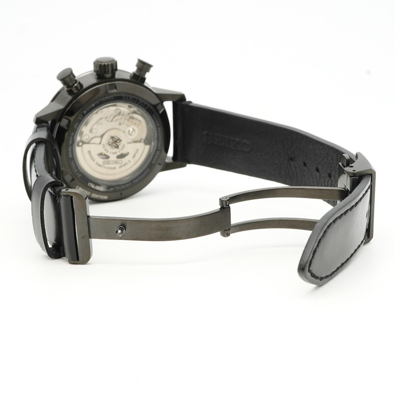 精工Prospex系列全球限量600枚SBEC019 8R46-00F0黑色錶盤男士腕錶-3