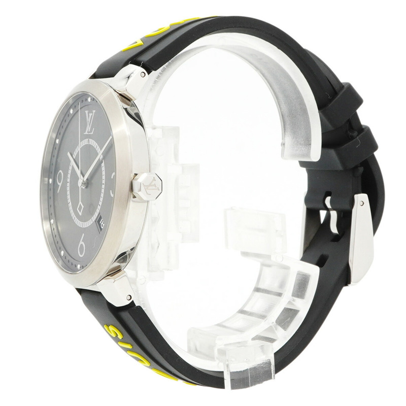 路易威登 Tambour Q1DM0 灰色錶盤男士腕錶-1