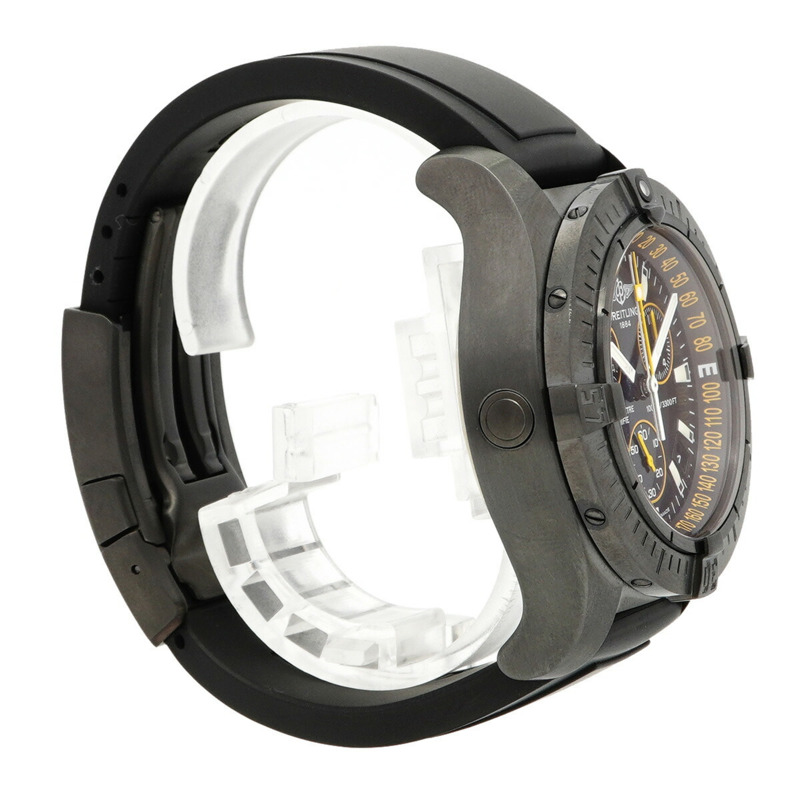 百年靈復仇者海狼計時腕錶 M73390 黑色錶盤男士腕錶-2