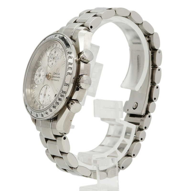 歐米茄超霸系列3523.30銀色錶盤男士腕錶-1