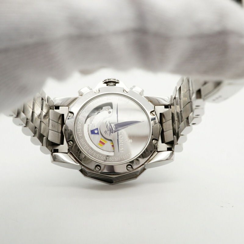 崑崙海軍上將盃系列 985.630.20 黑色錶盤男士腕錶-4