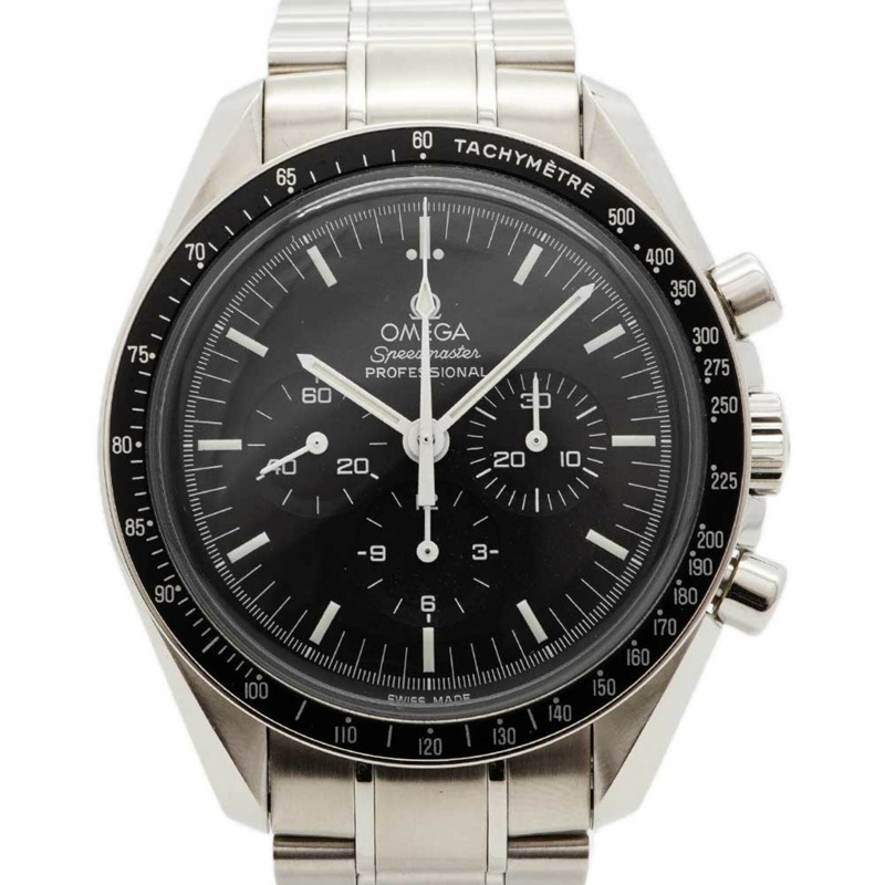 歐米茄超霸系列3570.50黑色錶盤男士腕錶-0