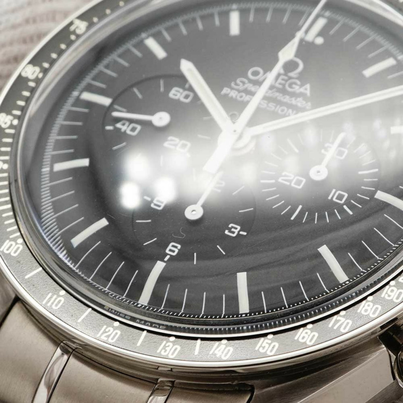 歐米茄超霸系列3570.50黑色錶盤男士腕錶-6