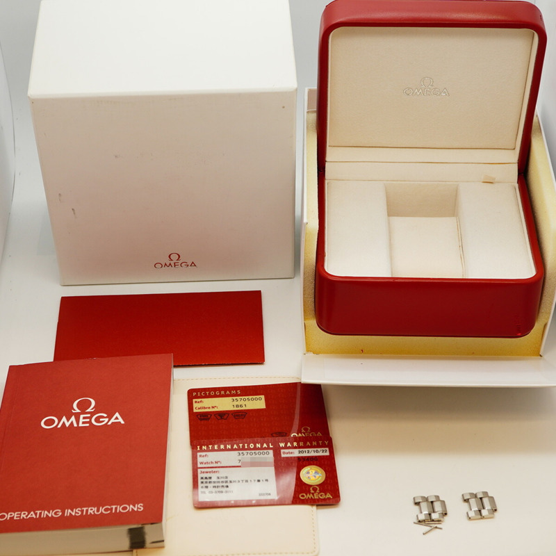 歐米茄超霸系列3570.50黑色錶盤男士腕錶-10