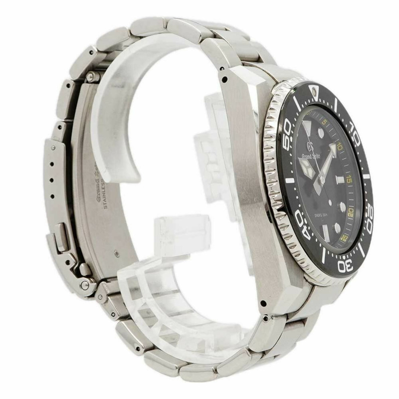 精工 Grand SBGX335 9F61-0AL0 黑色錶盤男士腕錶-2