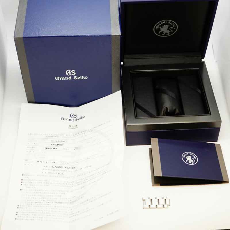 精工 Grand SBGP009 9F85-0AC0 銀色錶盤男士腕錶-9