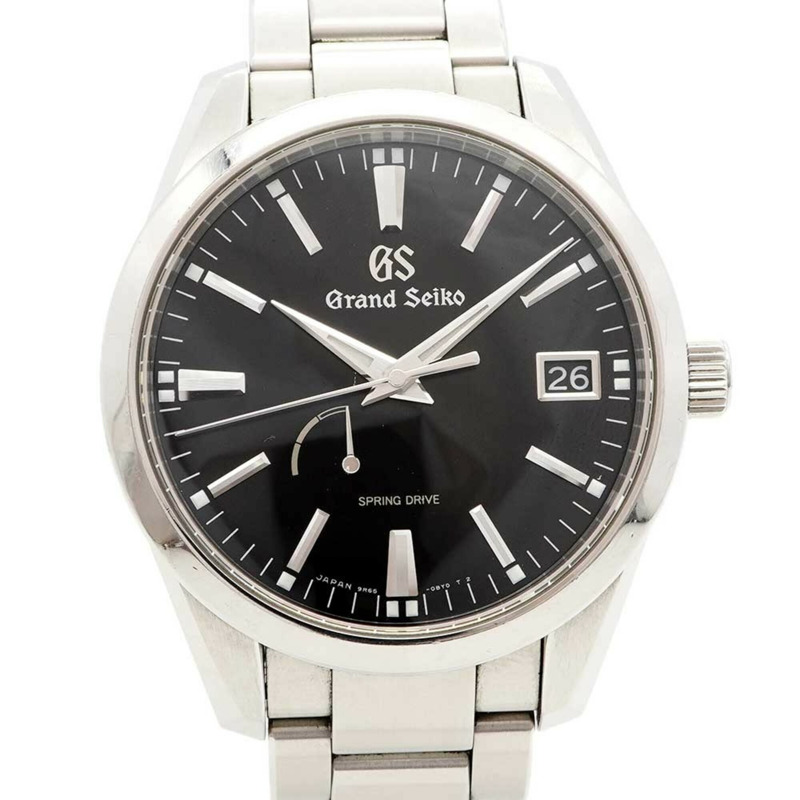 精工 Grand SBGA301 9R65-0BM0 黑色錶盤男士腕錶-0