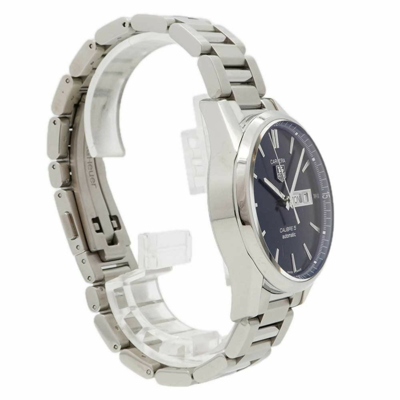 TAG Heuer 豪雅卡萊拉 WAR201E 海軍藍錶盤男士腕錶-2