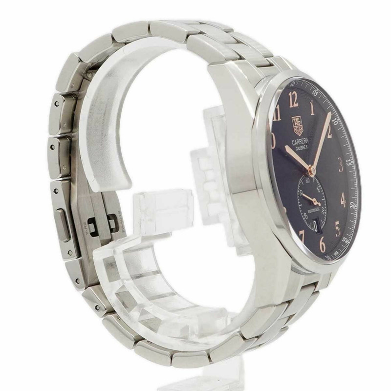 TAG Heuer 豪雅卡萊拉 WAS2114 黑色錶盤男士腕錶-2