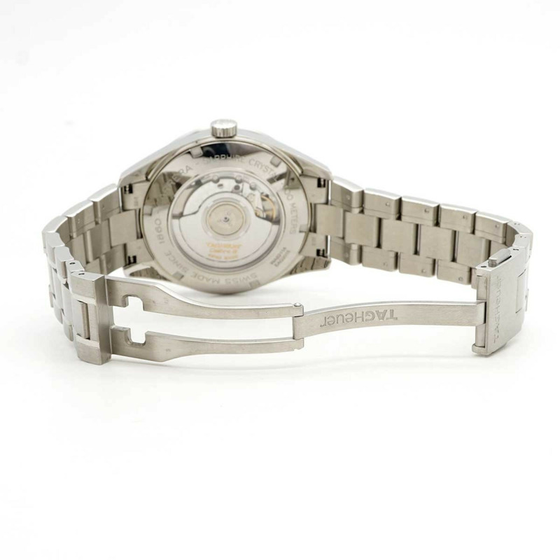 TAG Heuer 豪雅卡萊拉 WAS2114 黑色錶盤男士腕錶-3