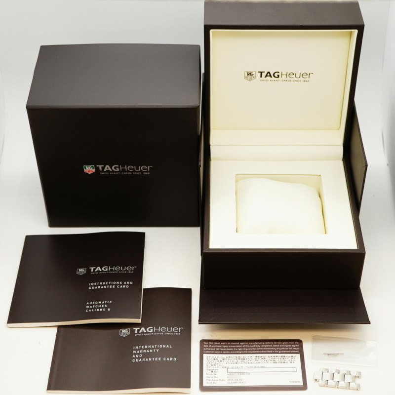 TAG Heuer 豪雅卡萊拉 WAS2114 黑色錶盤男士腕錶-8