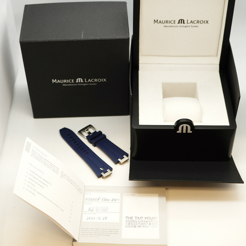 Maurice Lacroix Aikon AI6008-SS002-430-1 藍色錶盤男士腕錶-9