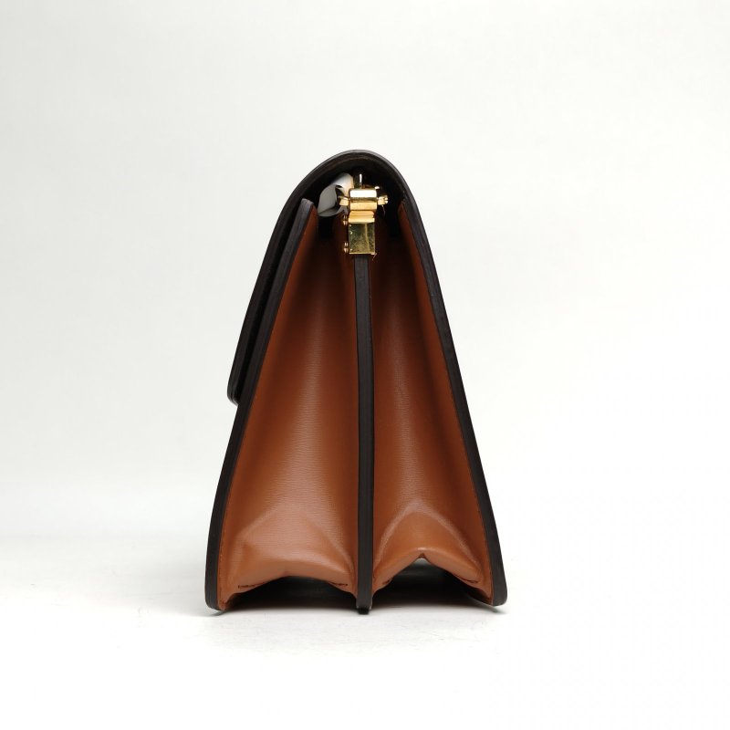 LOUIS VUITTON Dauphine達芙妮中號25老花PVC晶片肩背包-1