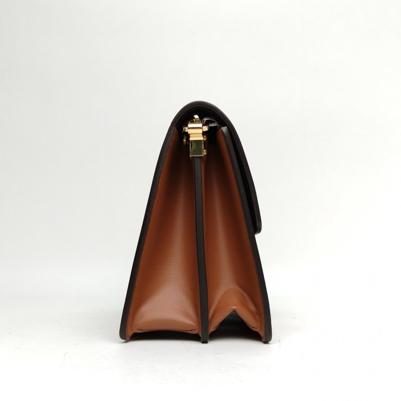 LOUIS VUITTON Dauphine達芙妮中號25老花PVC晶片肩背包-3