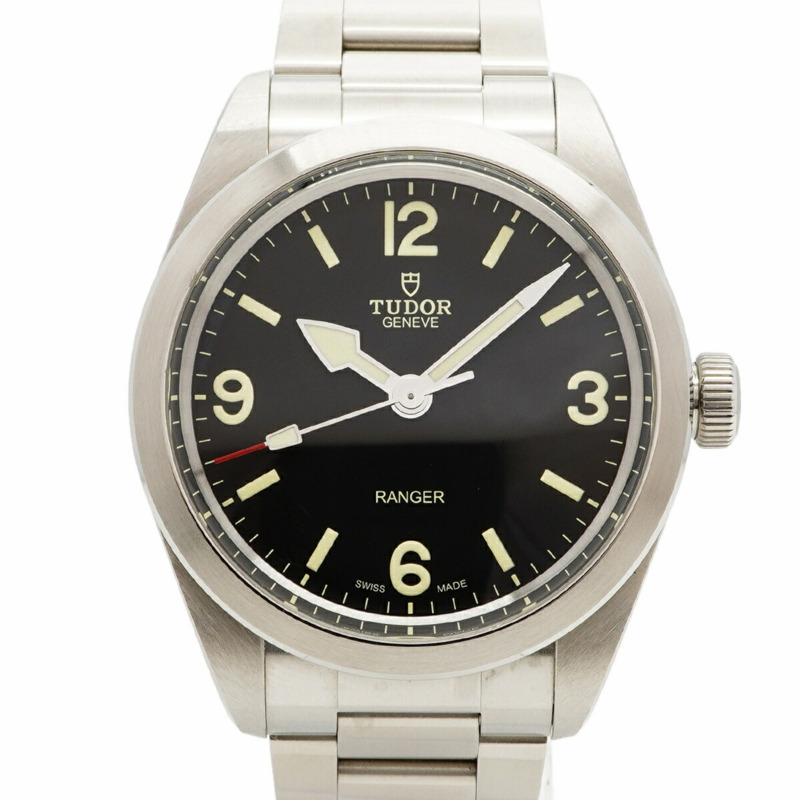 帝舵 Ranger 79950 黑色錶盤男士腕錶-0