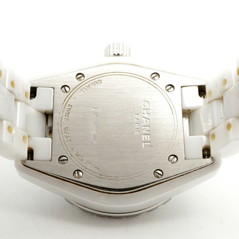 香奈兒 J12 H0968 白色錶盤小姐腕錶-4