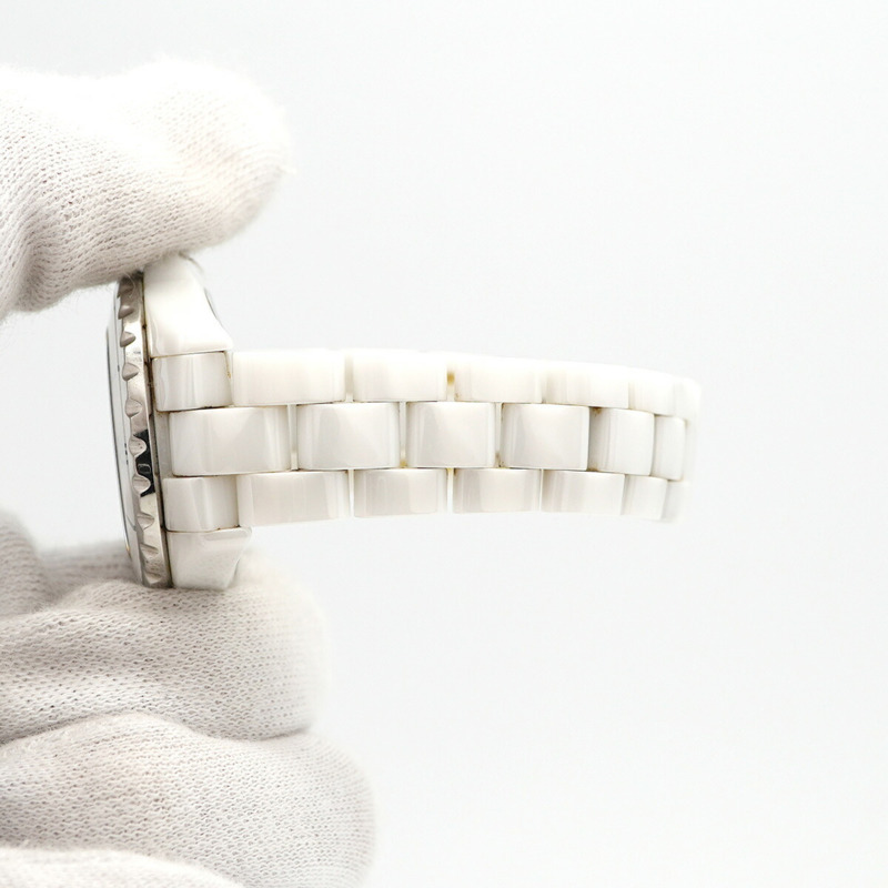 香奈兒 J12 H0968 白色錶盤小姐腕錶-5