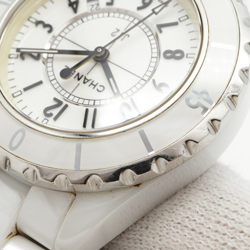 香奈兒 J12 H0968 白色錶盤小姐腕錶-6