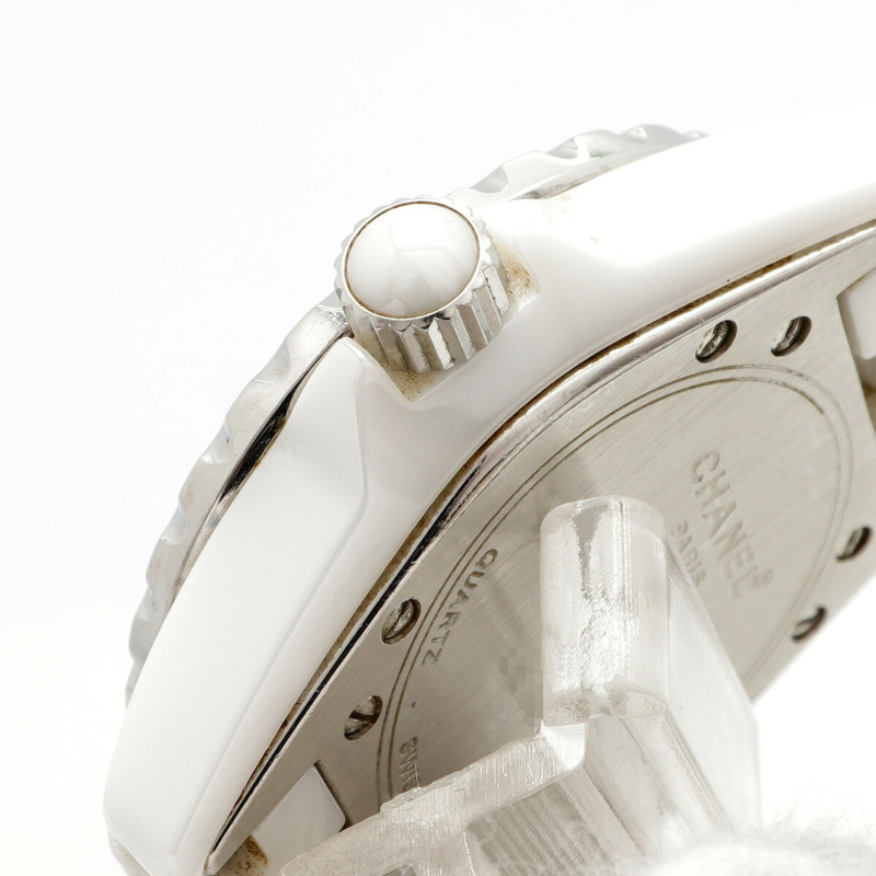 香奈兒 J12 H0968 白色錶盤小姐腕錶-8