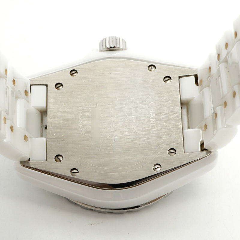 香奈兒 J12 H0970 白色錶盤男士腕錶-4
