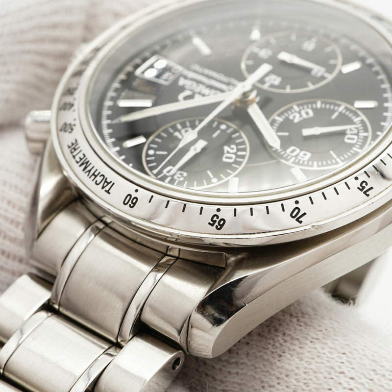 歐米茄超霸系列3513.50黑色錶盤男士腕錶-6