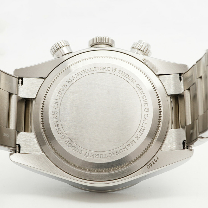 帝舵碧灣計時腕錶 79360N 銀色錶盤男士腕錶-4