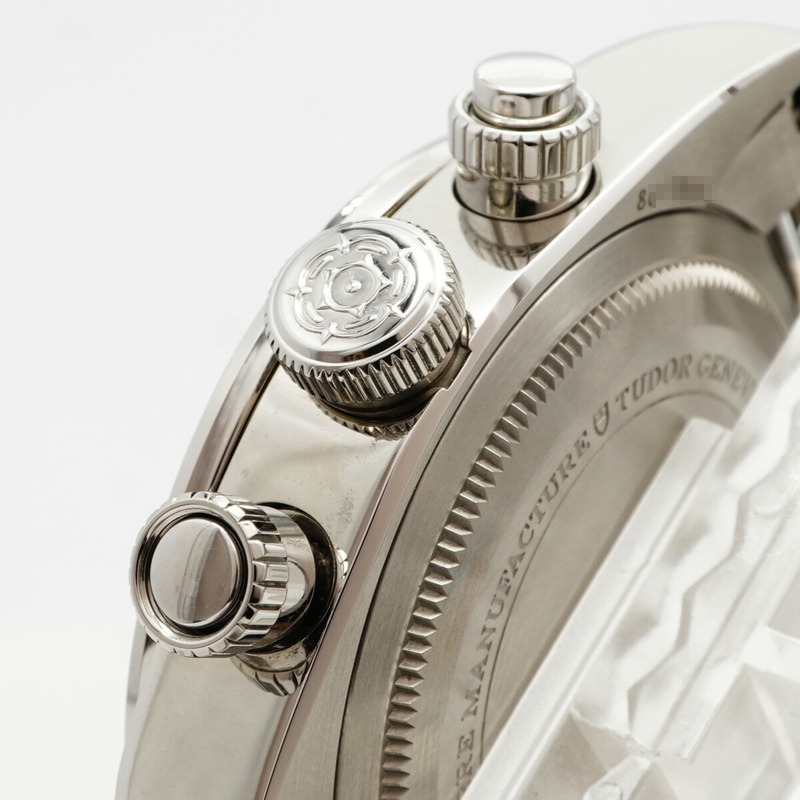 帝舵碧灣計時腕錶 79360N 銀色錶盤男士腕錶-7