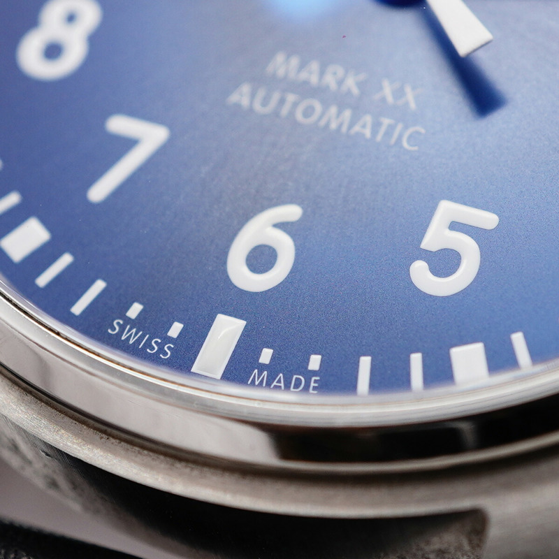 IWC 沙夫豪森飛行員馬克 20 IW328203 海軍錶盤男士手錶-6