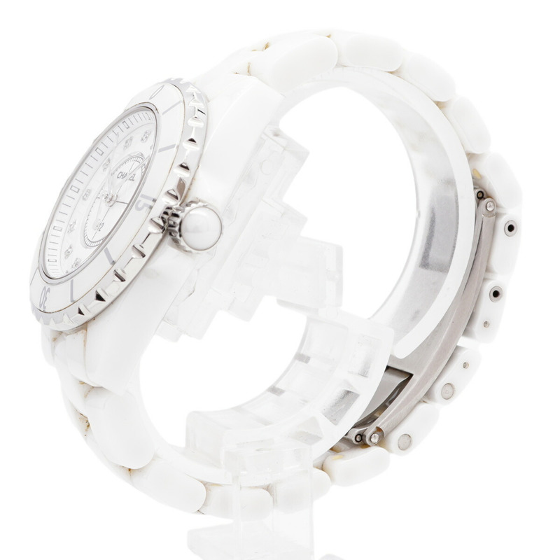 香奈兒 J12 H1628 白色錶盤女錶-1