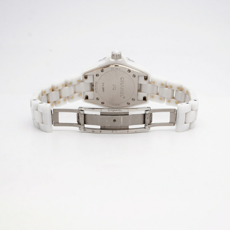 香奈兒 J12 H1628 白色錶盤女錶-3