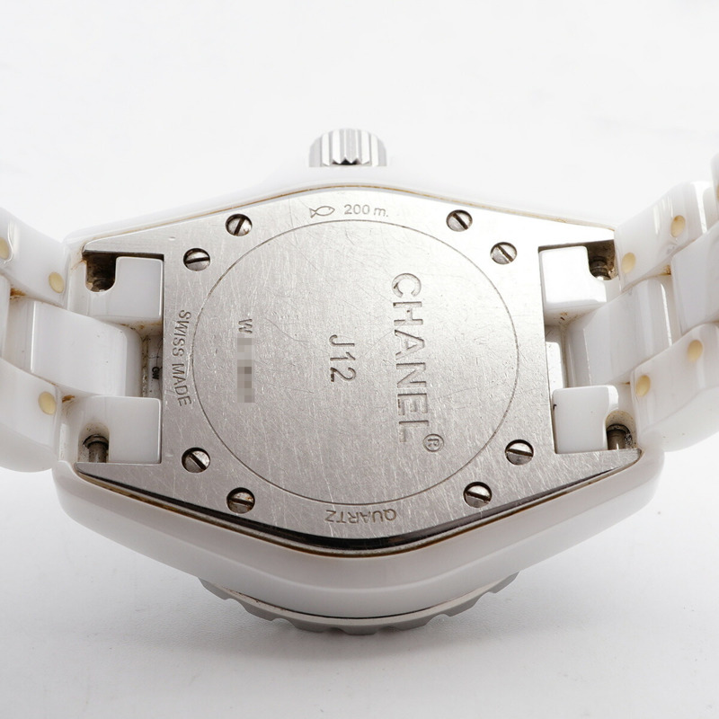 香奈兒 J12 H1628 白色錶盤女錶-4