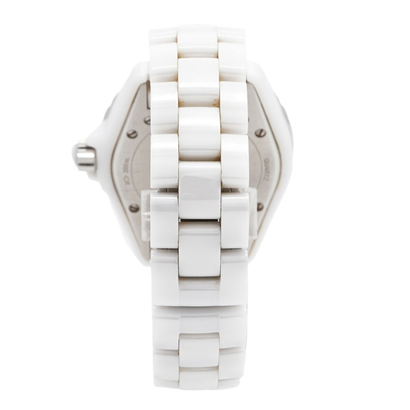 香奈兒 J12 H1628 白色錶盤女錶-7