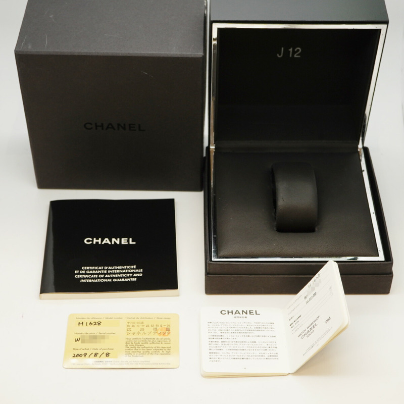 香奈兒 J12 H1628 白色錶盤女錶-9