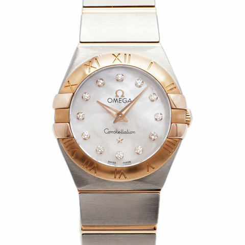 歐米茄星座系列 123.20.24.60.55.001 白色錶盤女錶