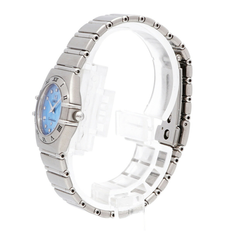 歐米茄星座系列 1562.85 藍色錶盤男士腕錶-1