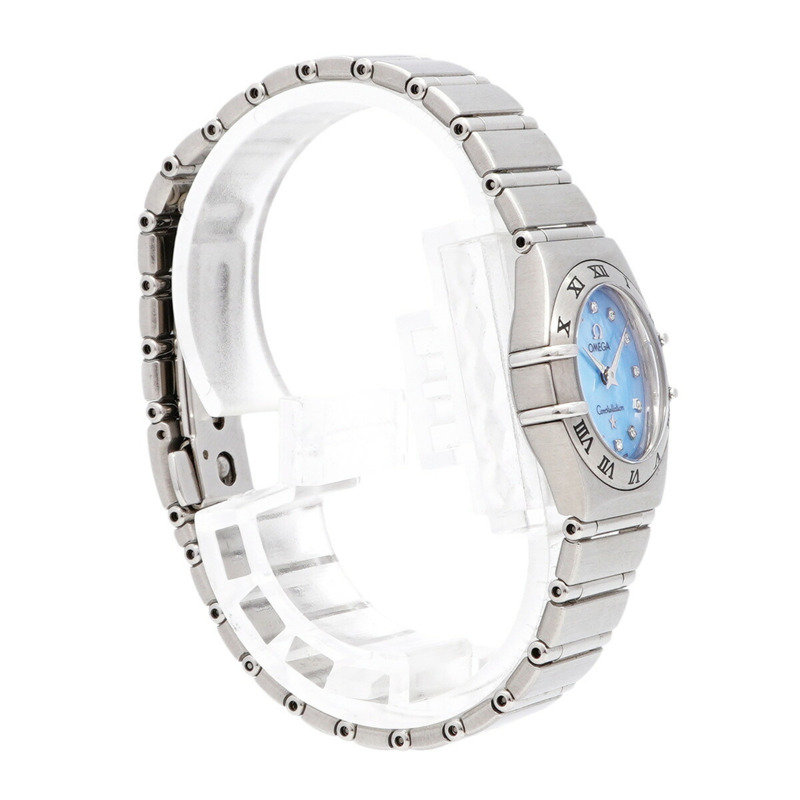 歐米茄星座系列 1562.85 藍色錶盤男士腕錶-2