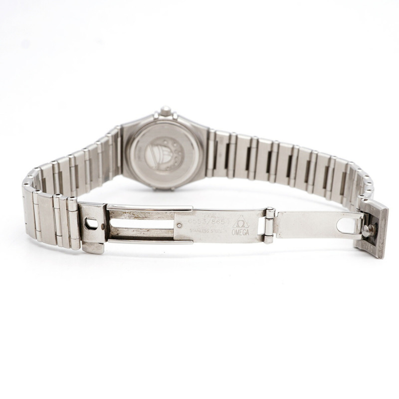 歐米茄星座系列 1562.85 藍色錶盤男士腕錶-3