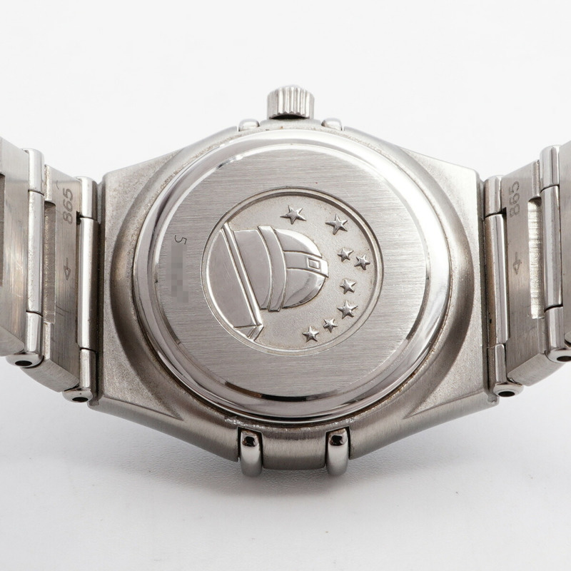 歐米茄星座系列 1562.85 藍色錶盤男士腕錶-4