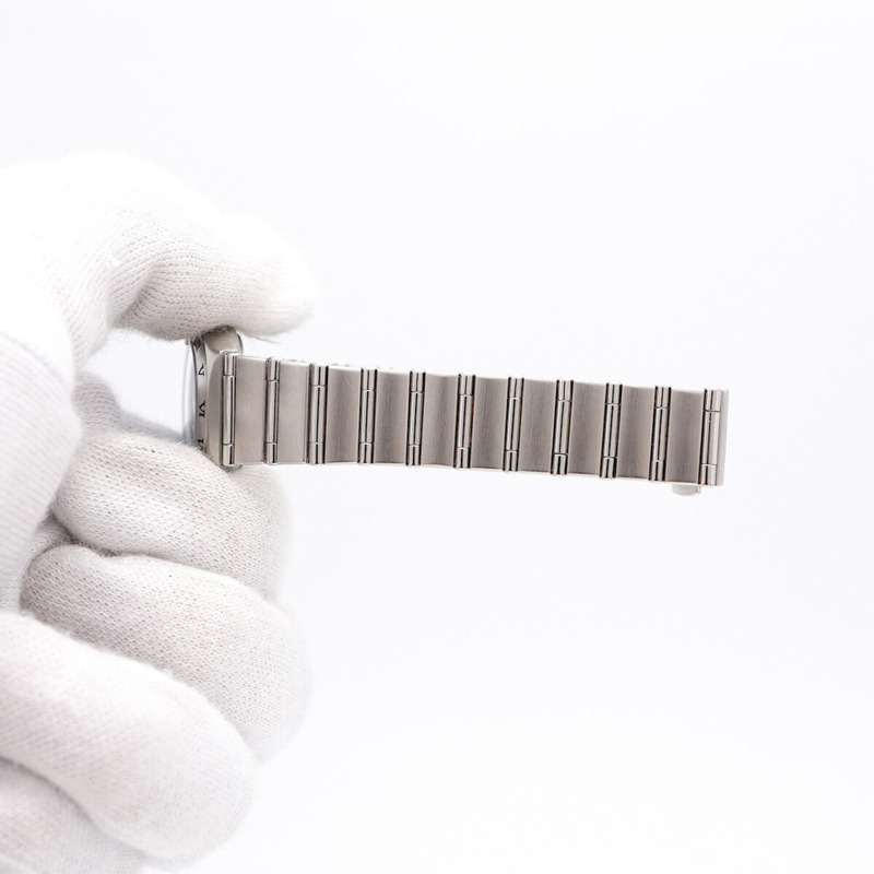 歐米茄星座系列 1562.85 藍色錶盤男士腕錶-5