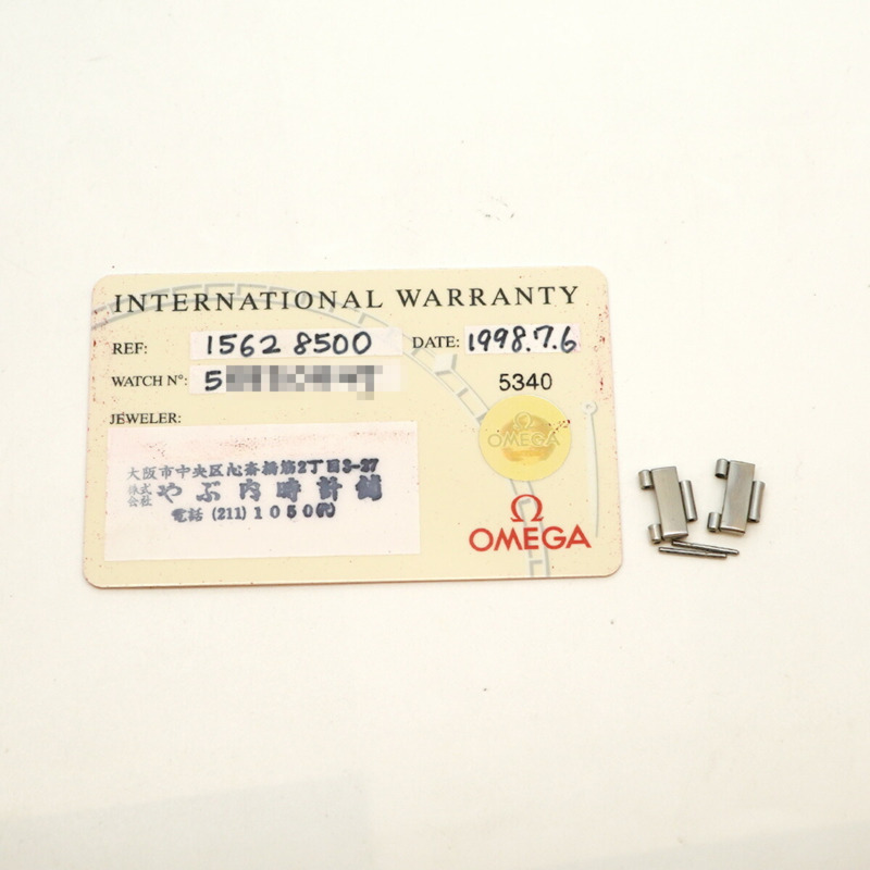 歐米茄星座系列 1562.85 藍色錶盤男士腕錶-9