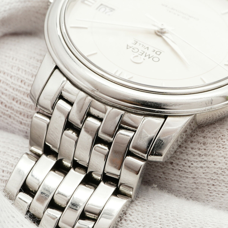 歐米茄碟飛系列 424.10.37.20.02.001 銀色錶盤男士腕錶-6