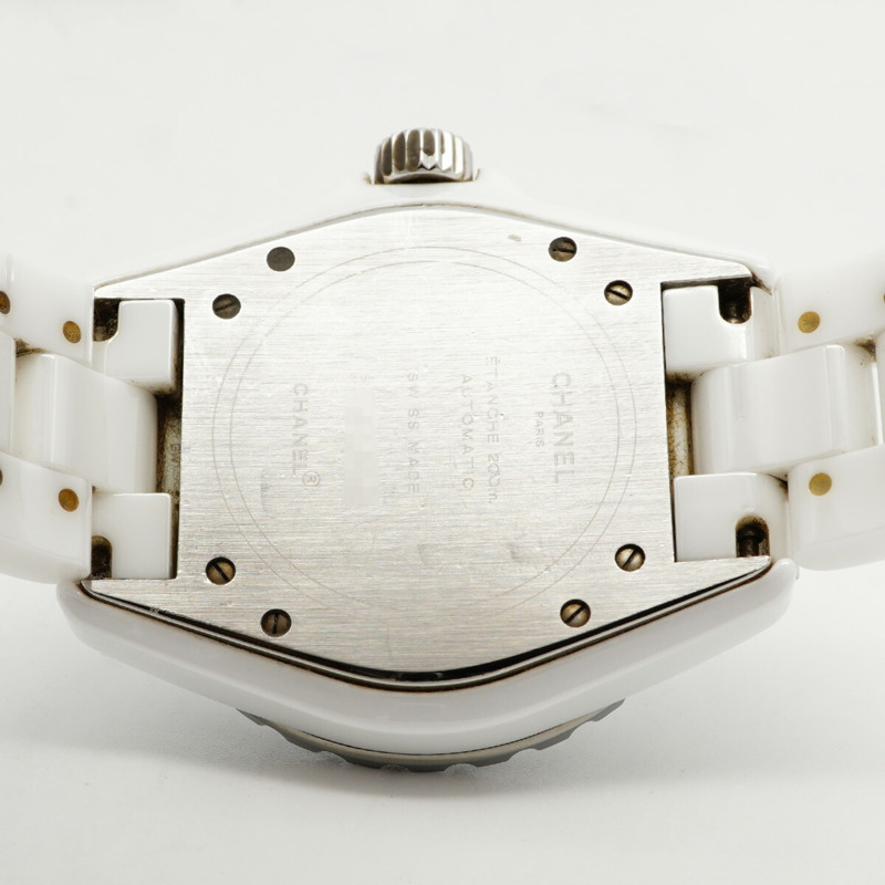 香奈兒 J12 H0970 白色錶盤男士腕錶-4