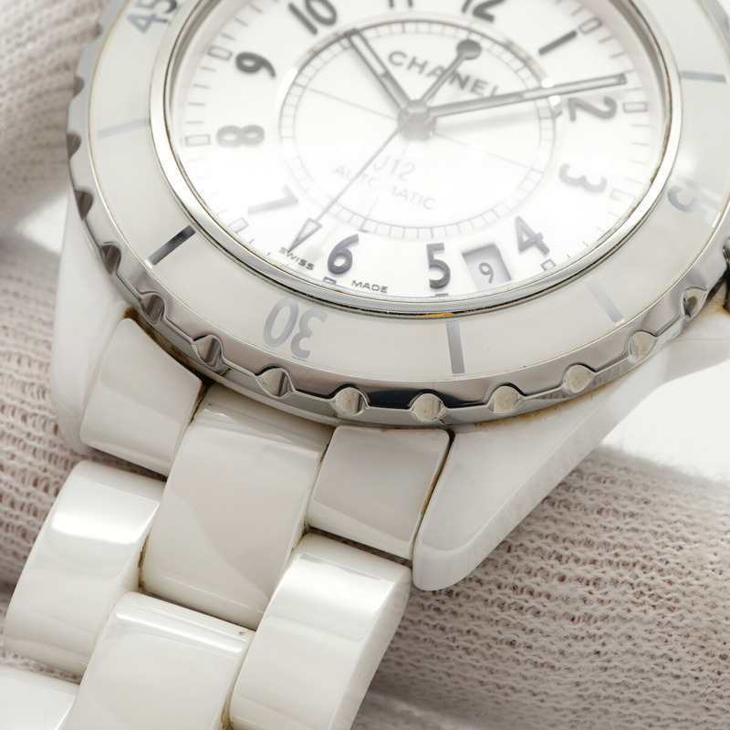 香奈兒 J12 H0970 白色錶盤男士腕錶-6