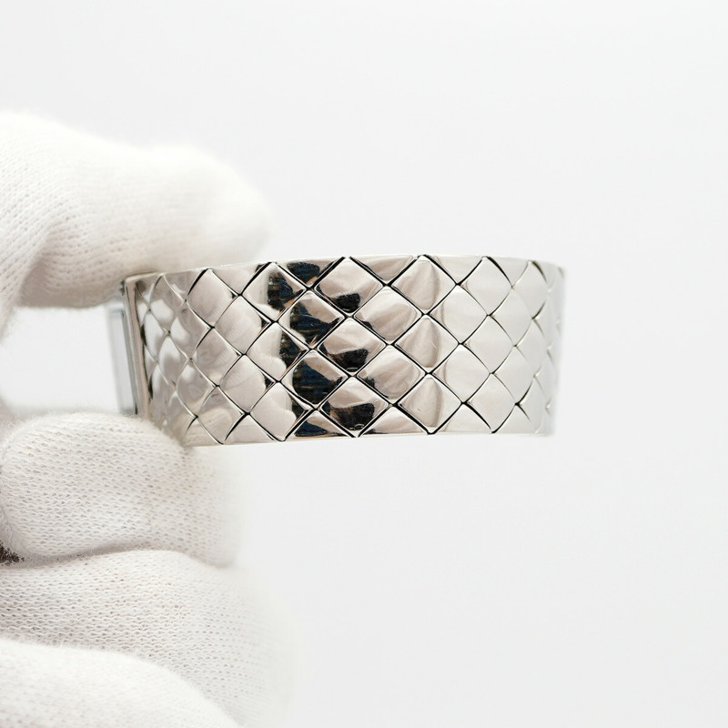 香奈兒 Matelassé H0489 黑色錶盤小姐腕錶-5