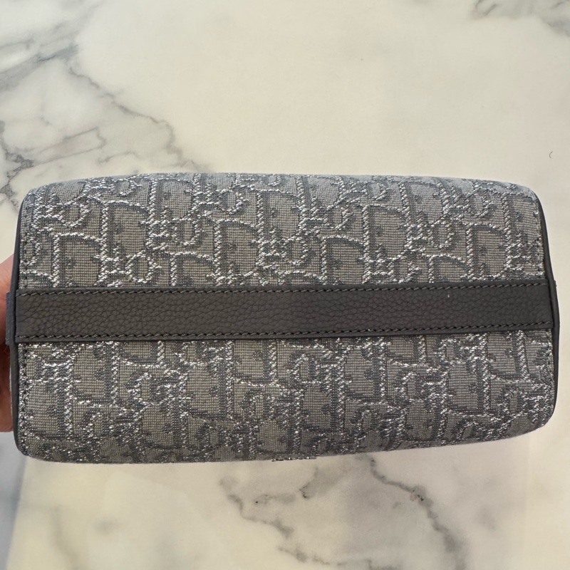 Christian DIOR 迪奧 LINGOT 22 經典老花拼接斜背/相機包-9