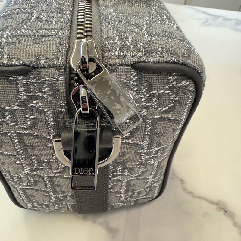 Christian DIOR 迪奧 LINGOT 22 經典老花拼接斜背/相機包-10