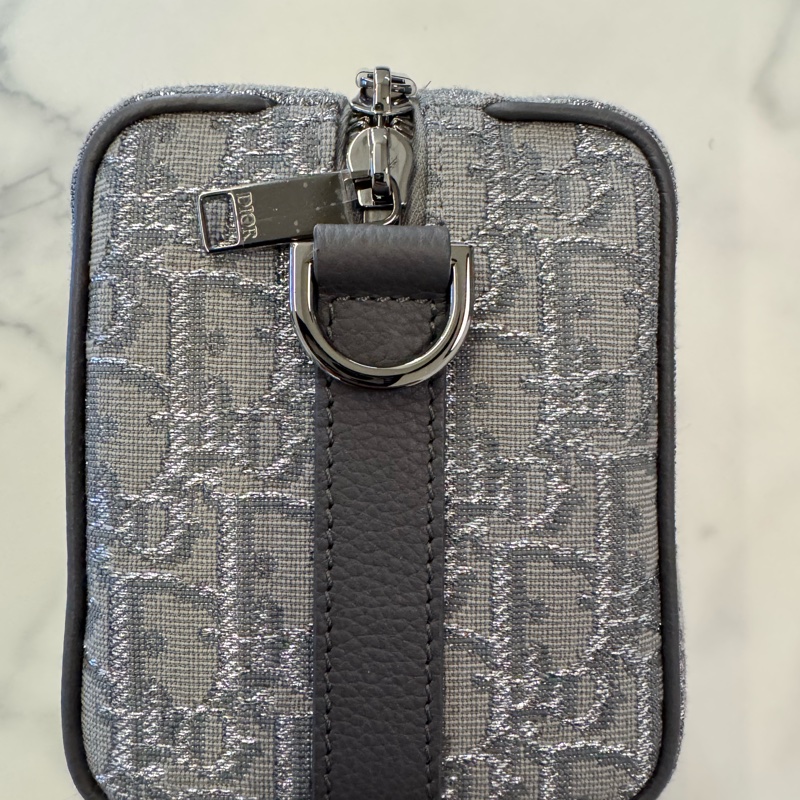 Christian DIOR 迪奧 LINGOT 22 經典老花拼接斜背/相機包-11